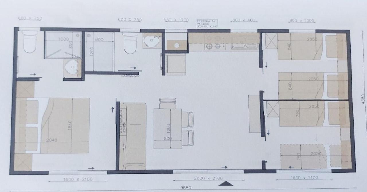 Mobile Home Mar Vista Selce Eksteriør bilde